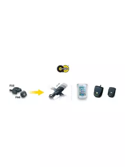 TOPEAK FIXER F55 mounting system for telephone bags T-TC1008