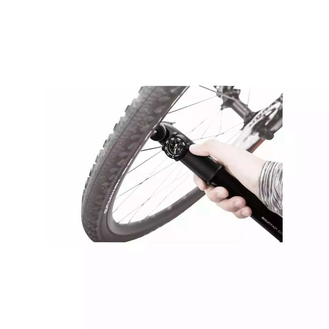 TOPEAK MOUNTAIN DA G DUAL ACTION bicycle pump with pressure gauge 