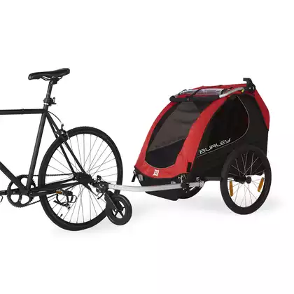 BURLEY  Bicycle trailer for children HONEY BEE red 