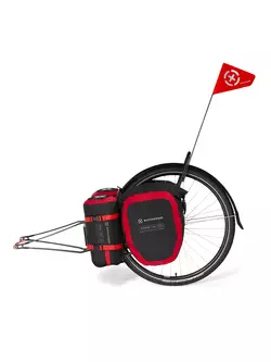 EXTRAWHEEL bicycle trailer voyager pro 28&quot; with a wheel E0033