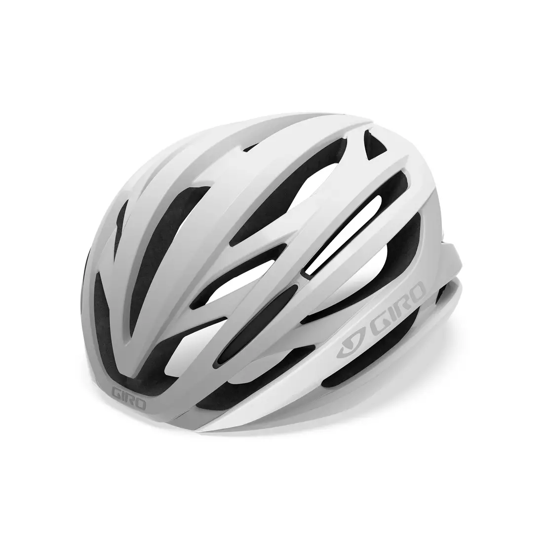 GIRO SYNTAX INTEGRATED MIPS road bike helmet, matte white silver