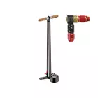 LEZYNE bicycle floor pump alloy floor drive tall abs-1 pro chuck 220psi silver LZN-1-FP-AFLDR-V5T06