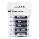 LEZYNE gas cartridge for bicycle pump threaded co2 20g 5 pieces LZN-1-C2-CRTDG-V120P5
