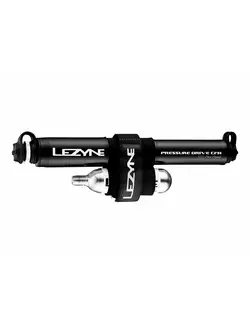 LEZYNE hand bicycle pump pressure drive cfh hp 120psi co2 + gas cartridge 16g black LZN-1-C2-PRCFH-V204