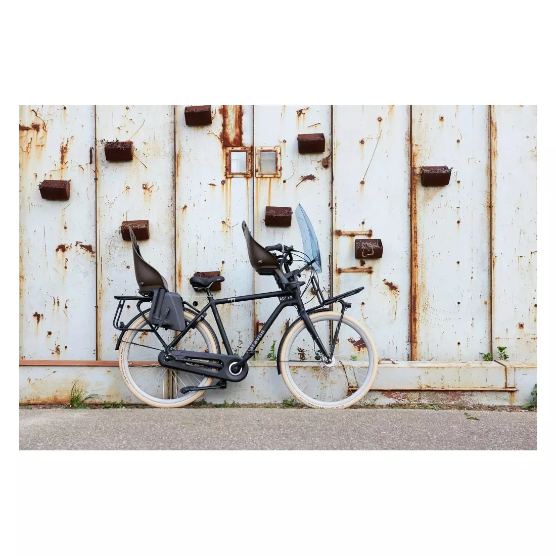 URBAN IKI Bicycle seat - front, pink/black U-212726