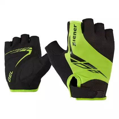 ZIENER CENIZ Cycling gloves, black-green
