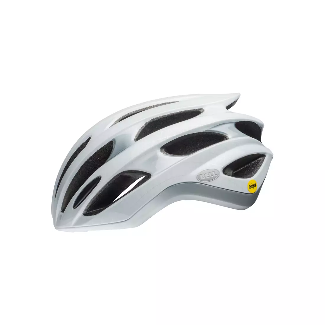 BELL FORMULA INTEGRATED MIPS road bike helmet, matte white silver