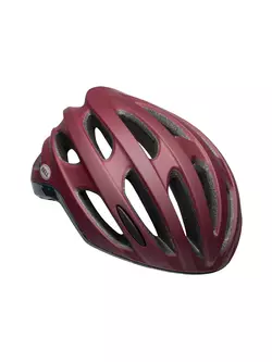 BELL FORMULA road bike helmet, matte gloss maroon slate sand