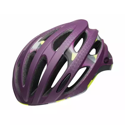 BELL FORMULA road bike helmet, matte plum deco