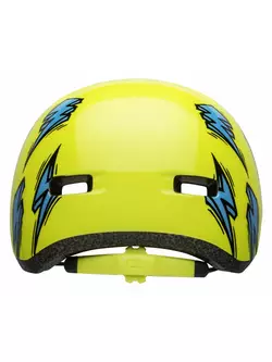 BELL LIL RIPPER bicycle helmet for children's  hi-viz blue bolt 