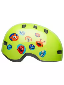 BELL LIL RIPPER bicycle helmet for children's, monsters gloss green