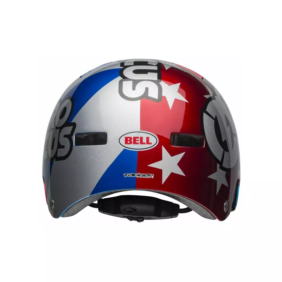 BELL LOCAL bmx helmet nitro circus gloss silver blue red