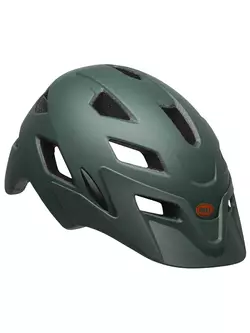 BELL SIDETRACK kid's helmet matte dark green orange 