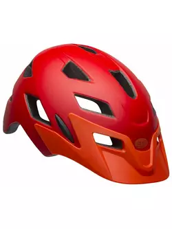 BELL SIDETRACK kid's helmet matte red orange 