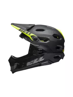 BELL SUPER DH MIPS SPHERICAL full face bicycle helmet, matte gloss black