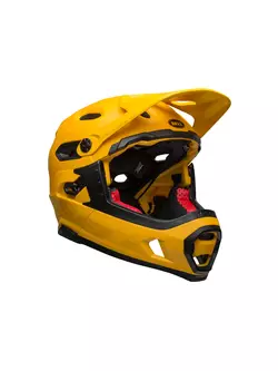 BELL SUPER DH MIPS SPHERICAL full face bicycle helmet, matte gloss yellow black