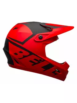 BELL TRANSFER full face bicycle helmet matte red black
