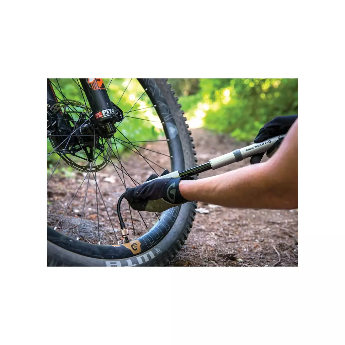 BLACKBURN hand bicycle pump core hv 90psi graphite BBN-7085520