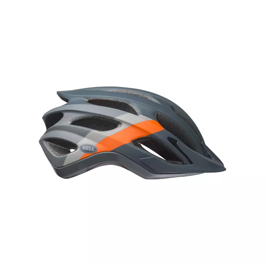 Bicycle helmet mtb BELL DRIFTER logic matte gloss slate gray orange 