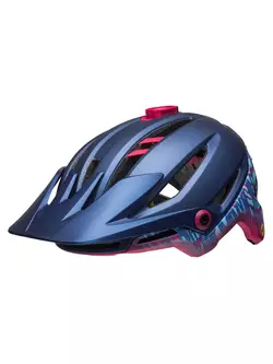 Bicycle helmet mtb BELL SIXER JOY RIDE MIPS matte navy cherry fibers 
