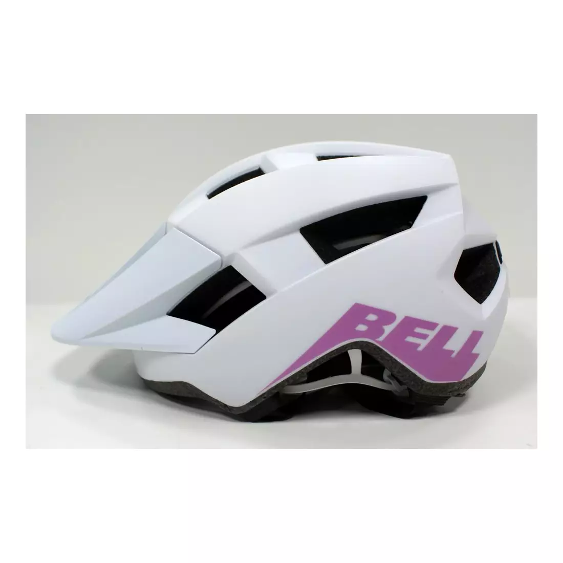 Bicycle helmet mtb BELL SPARK W INTEGRATED MIPS matte gloss white purple 