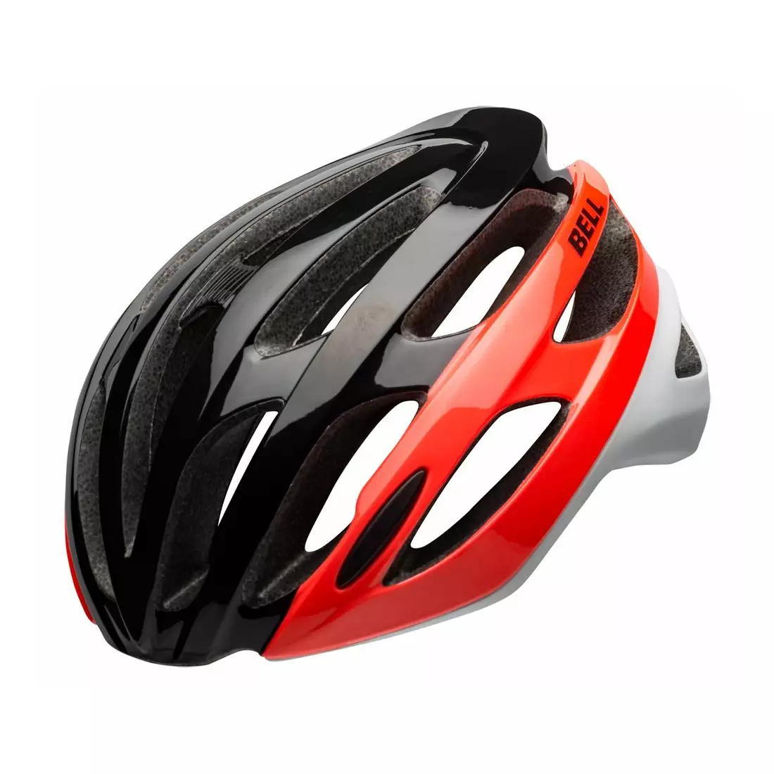 Bicycle road helmet BELL FALCON INTEGRATED MIPS matte gloss black infrared 