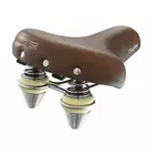 Bicycle saddle SELLEROYAL PREMIUM RELAXED 90st. DRIFTER MEDIUM BROWN unisex gel + springs SR-5167UD0A08129