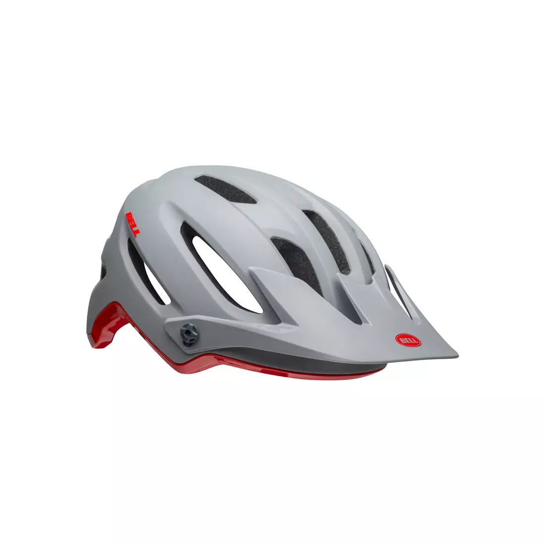 Bike helmet mtb BELL 4FORTY cliffhanger matte gloss gray crimson 