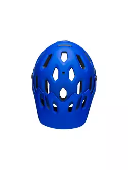 Full face bike helmet, detachable chinch BELL SUPER 3R MIPS matte blues