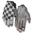 GIRO women's cycling gloves la dnd long finger checkered peach GR-7099251