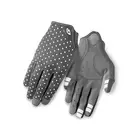 GIRO women's cycling gloves la dnd long finger dark shadow white dots GR-7058828