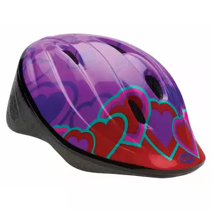 Kids bicycle helmet BELL BELLINO heart color block 
