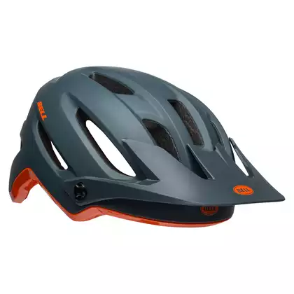Bike helmet mtb BELL 4FORTY cliffhanger matte gloss slate orange