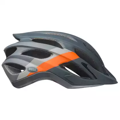 Bicycle helmet mtb BELL DRIFTER logic matte gloss slate gray orange 