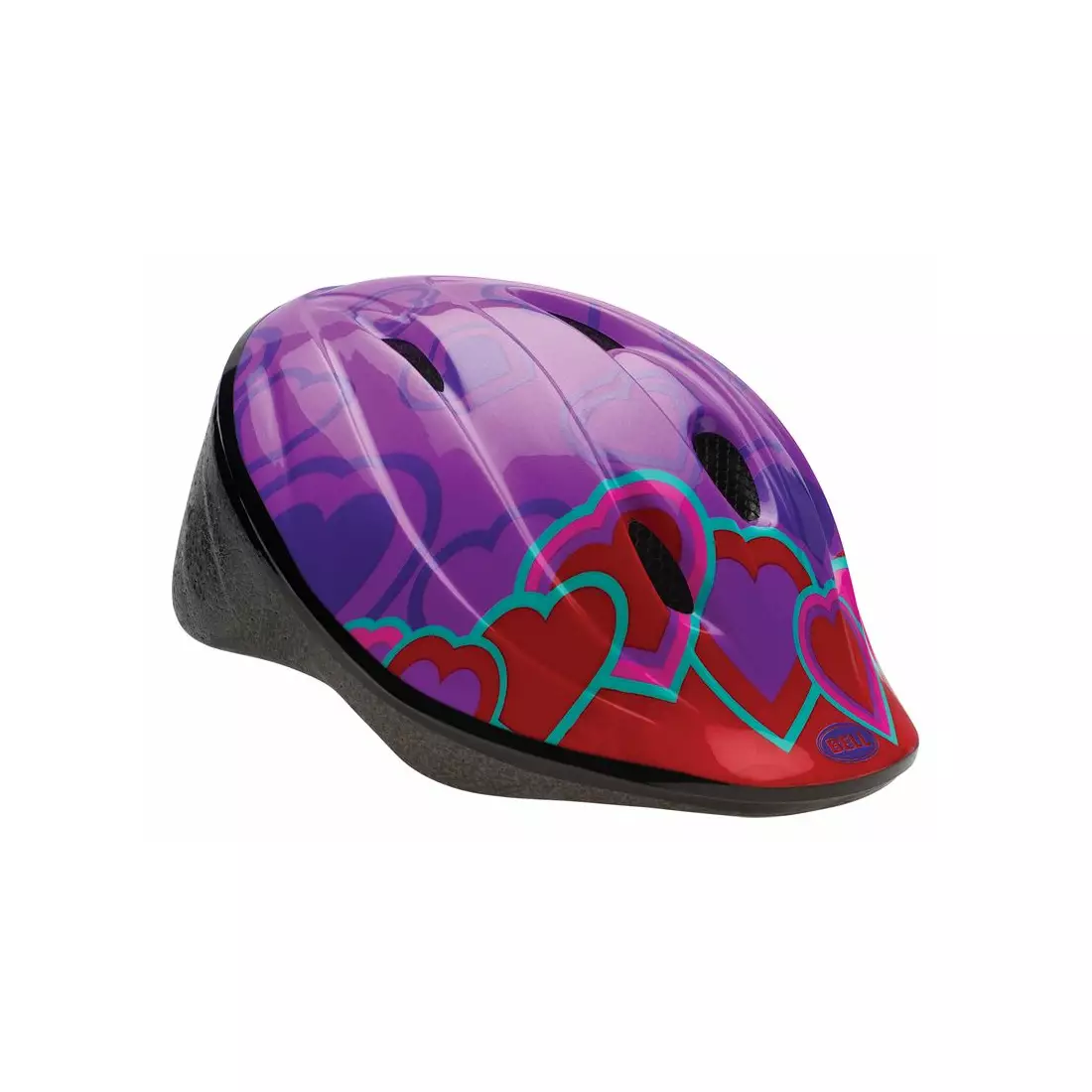 Kids bicycle helmet BELL BELLINO heart color block 
