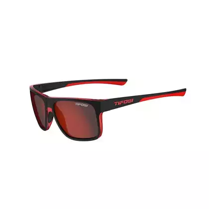 glasses TIFOSI SWICK satin black/crimson TFI-1520400178