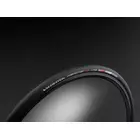 Road bicycle tyre VREDESTEIN FORTEZZA DURALITE 700x25 (25-622) zwijana roll-up anti-puncture insert TPI150 195g black VRD-28549