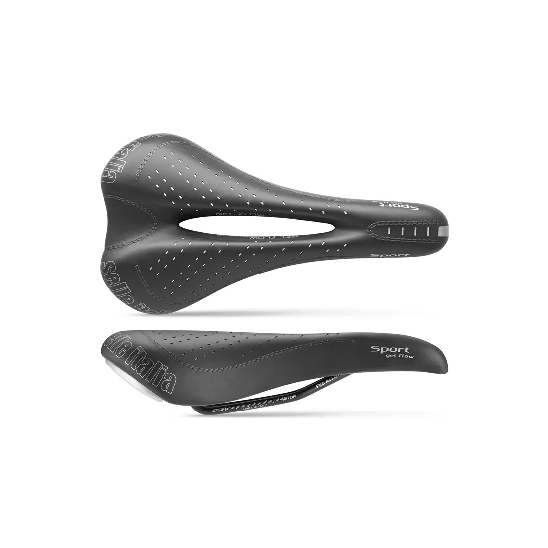 SELLE ITALIA bicycle saddle sport gel flow s (id match - S2) black SIT-052H501AEC001