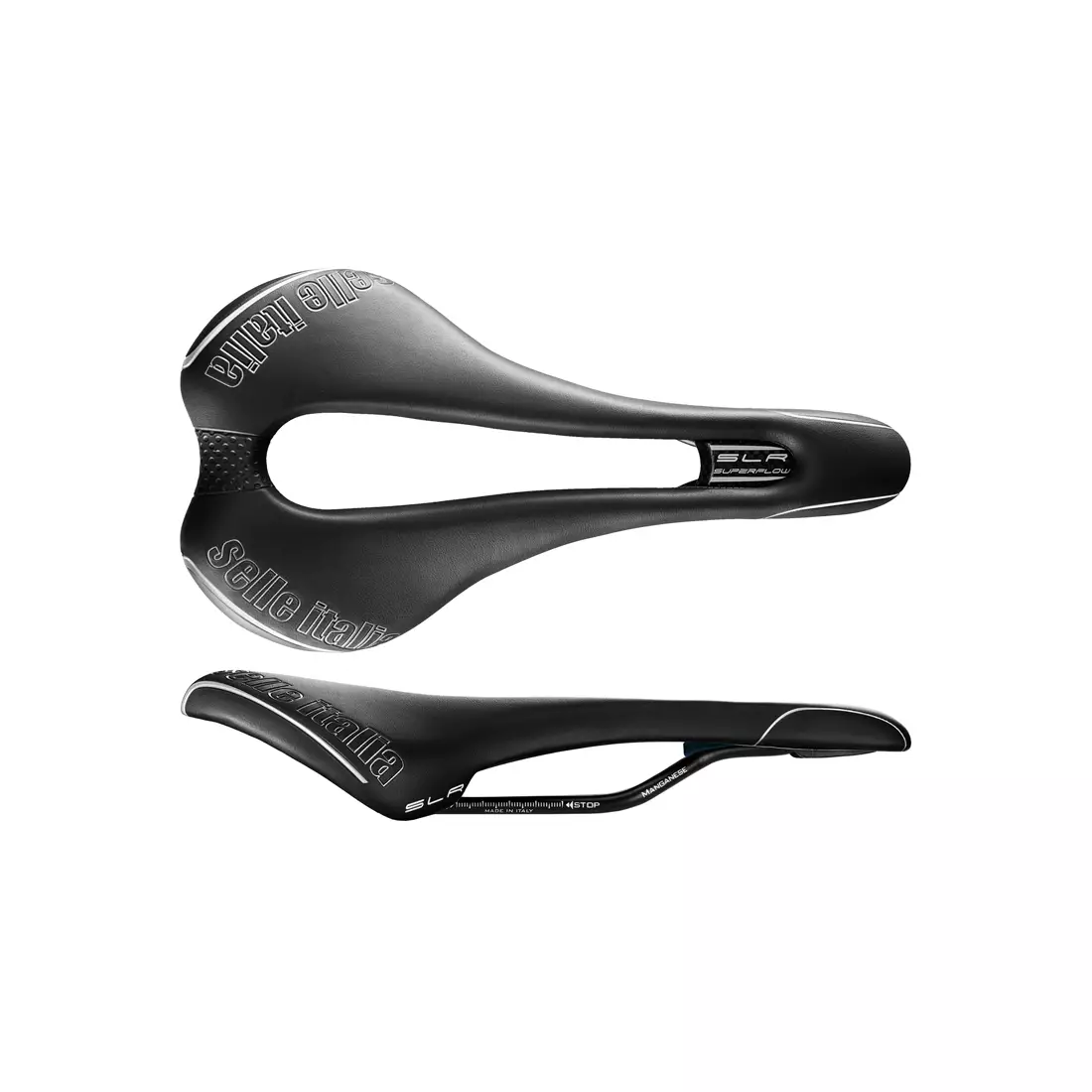 SELLE ITALIA bicycle seat SLR TM SUPERFLOW L (id match-L3) black SIT-041A145AHC002