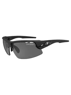TIFOSI sports glasses with replaceable lenses crit matte black (Smoke, AC Red, Clear) TFI-1340100101