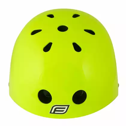 FORCE BMX KBicycle helmet, fluo 