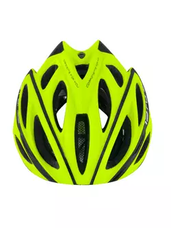FORCE BULL bicycle helmet fluo-black