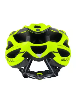 FORCE BULL bicycle helmet fluo-black