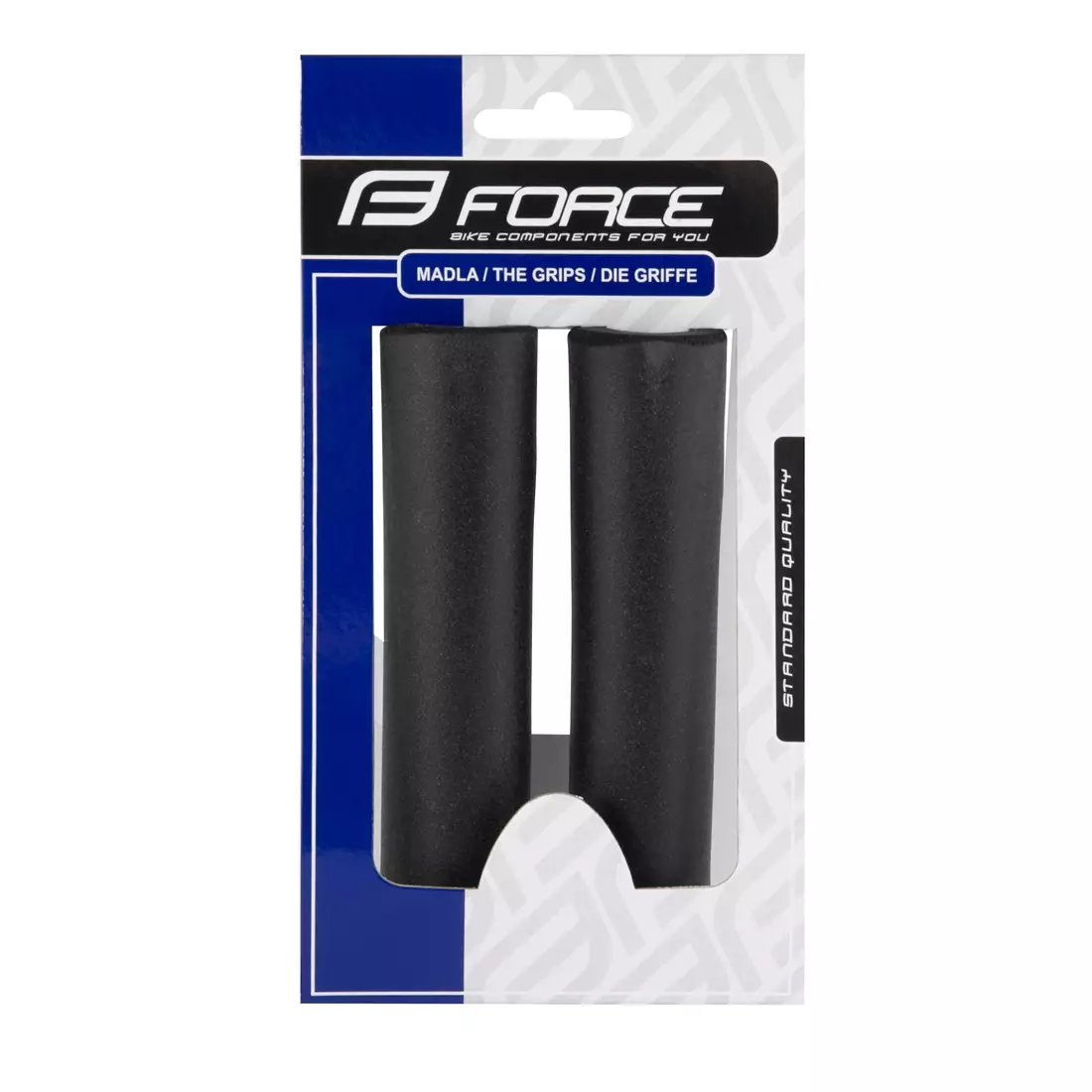FORCE Bicycle handlebar grips LUCK black 383261