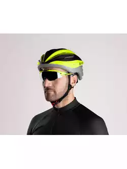 FORCE EVEREST cycling / sports glasses, yellow-blue