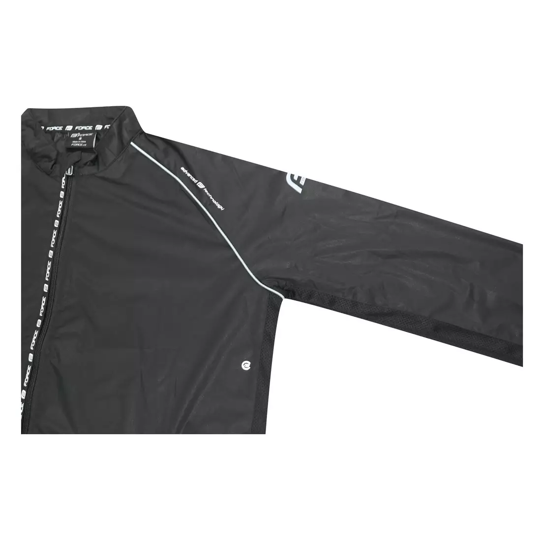 FORCE ONE PRO Ultralight cycling wind jacket, black 89999