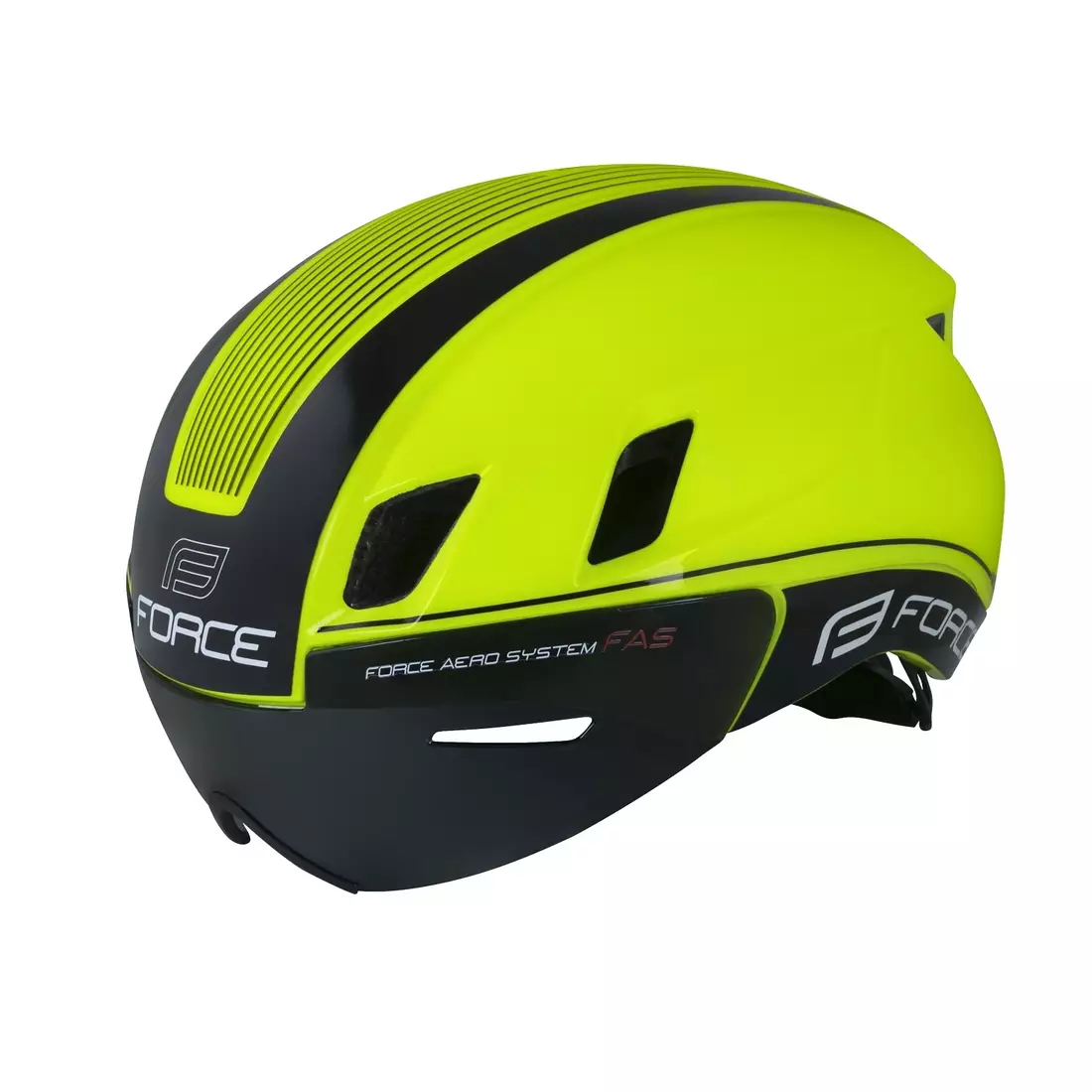 FORCE WORM Bicycle race helmet, fluo 901891