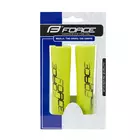 FORCE bicycle handlebar grips lox fluor yellow 382972
