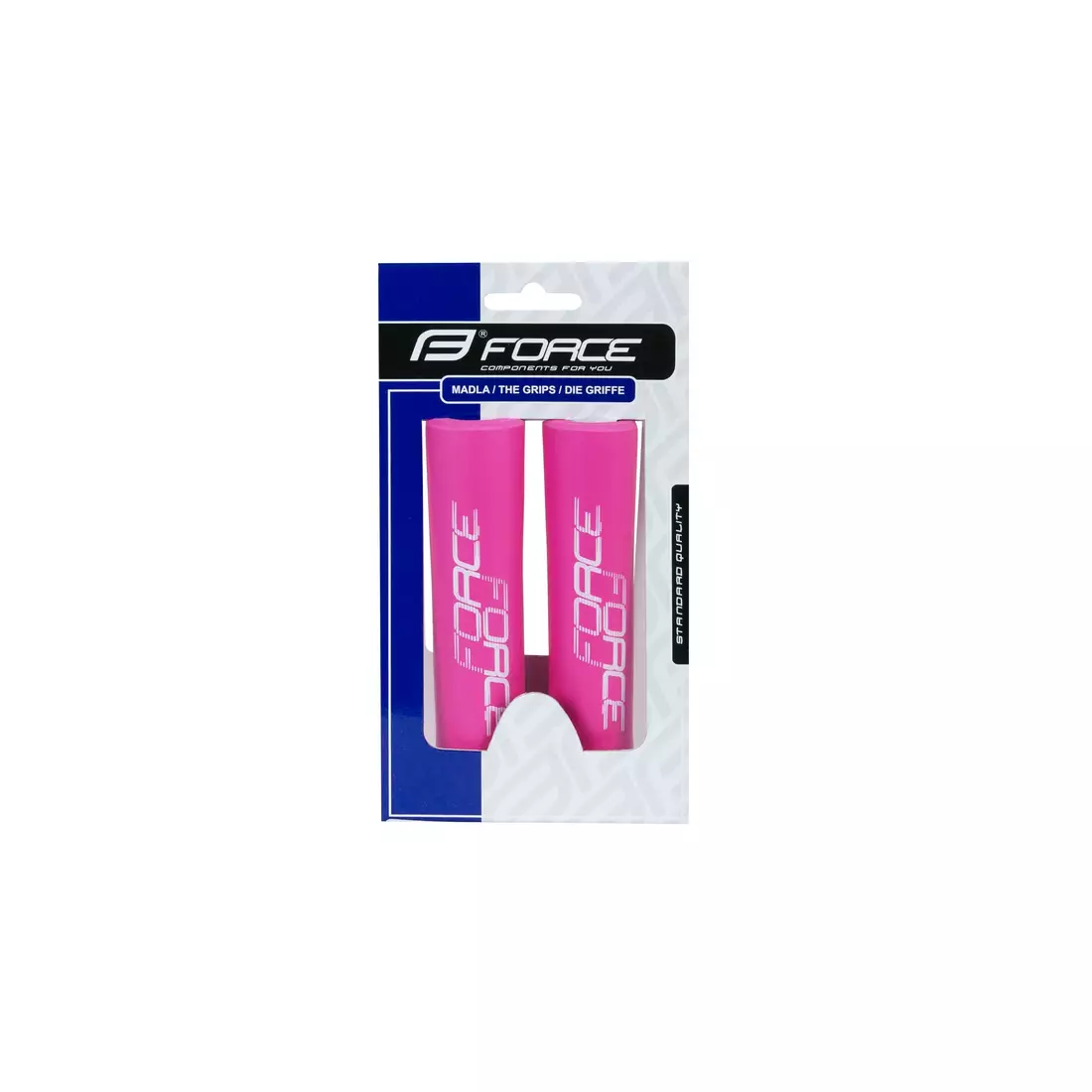 FORCE bicycle handlebar grips lox pink 382974