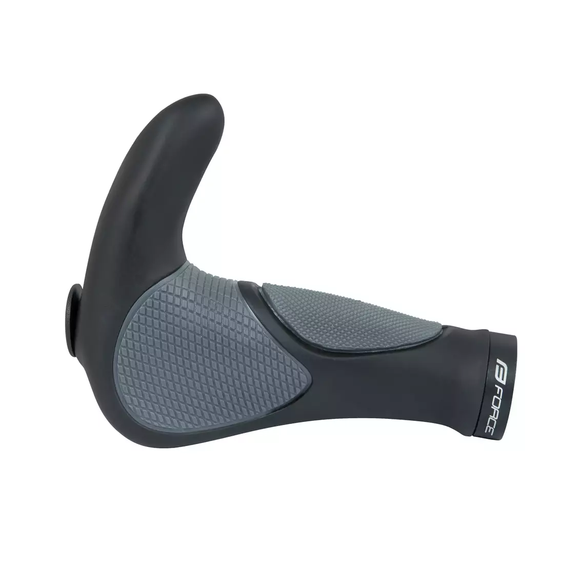 FORCE bicycle handlebar grips with bar ends GEL black 38216